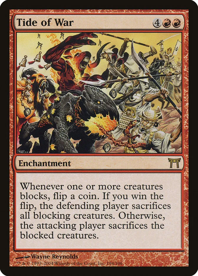 2004 Champions of Kamigawa Tide of War #194 rare card image