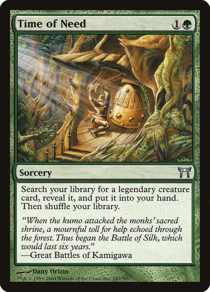 2004 Champions of Kamigawa Time of Need #247 uncommon card image
