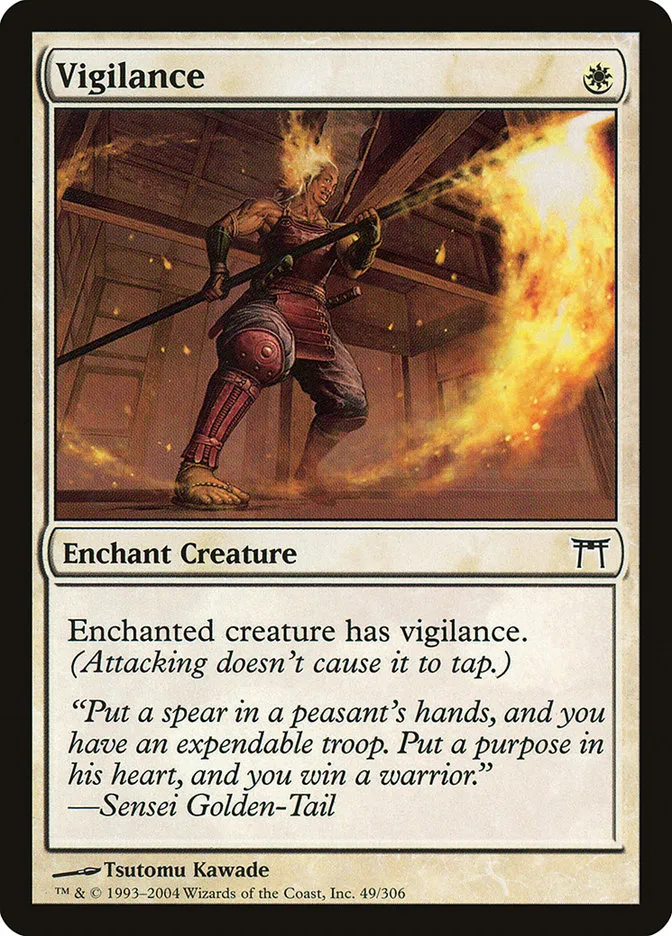 2004 Champions of Kamigawa Vigilance #49 common card image