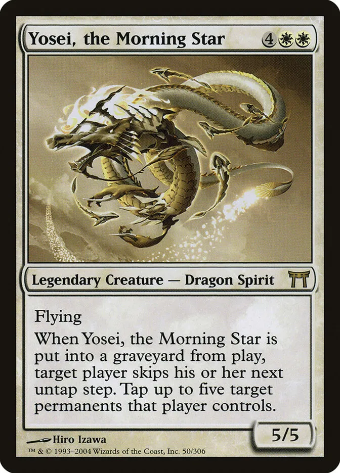 2004 Champions of Kamigawa Yosei, the Morning Star #50 rare card image