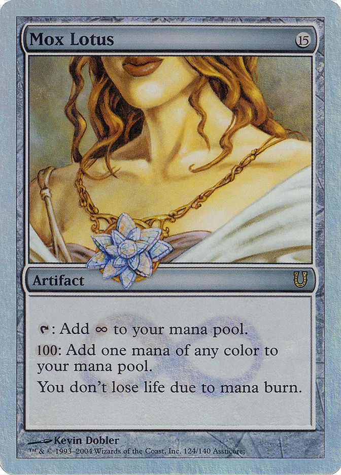 2004 Unhinged Mox Lotus #124★ rare card image