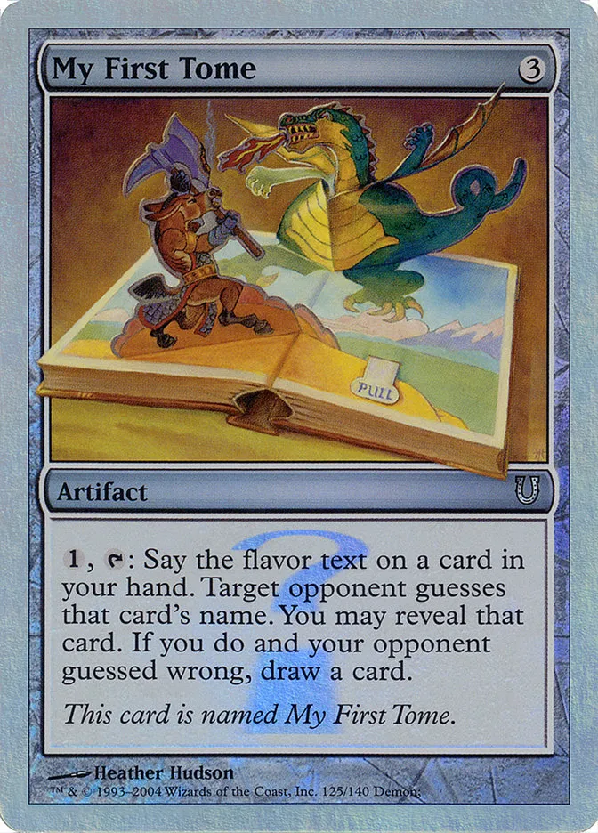 2004 Unhinged My First Tome #125★ uncommon card image