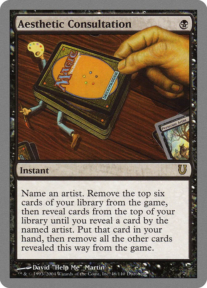 2004 Unhinged Aesthetic Consultation #48 rare card image