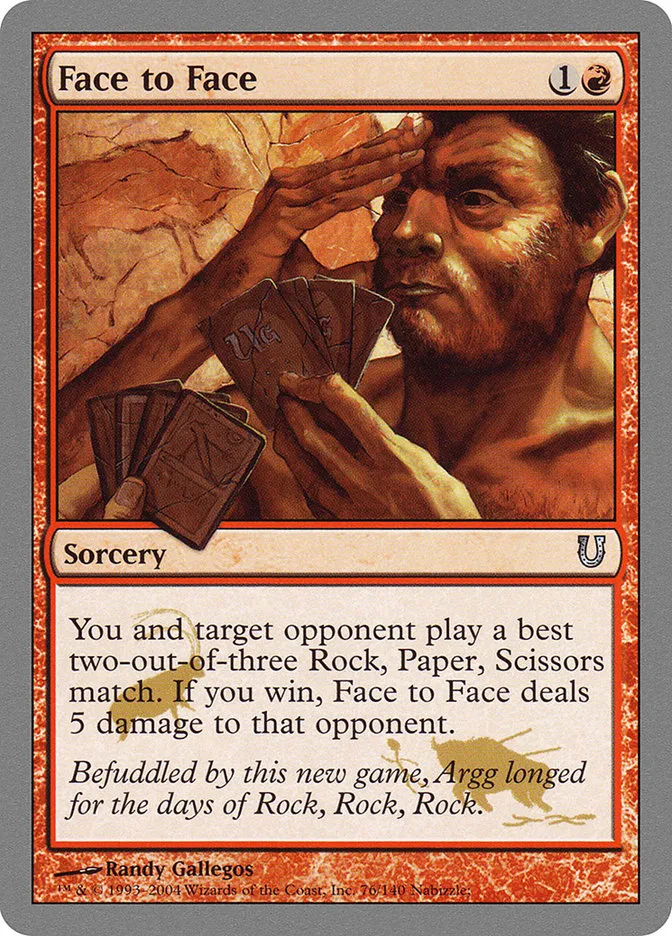 2004 Unhinged Face to Face uncommon #76 uncommon card image
