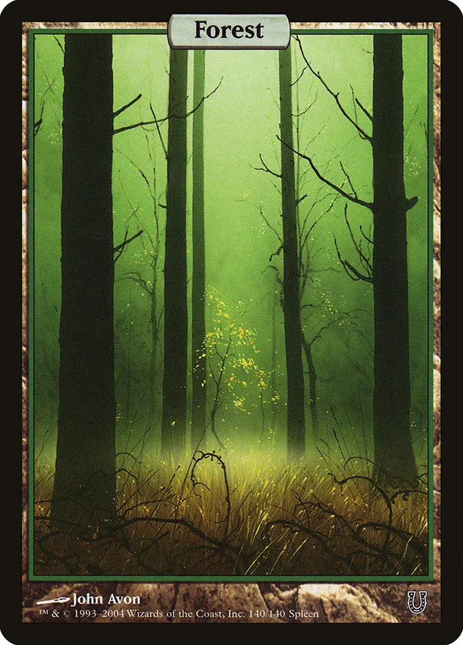 2004 Unhinged Forest common #140 common card image