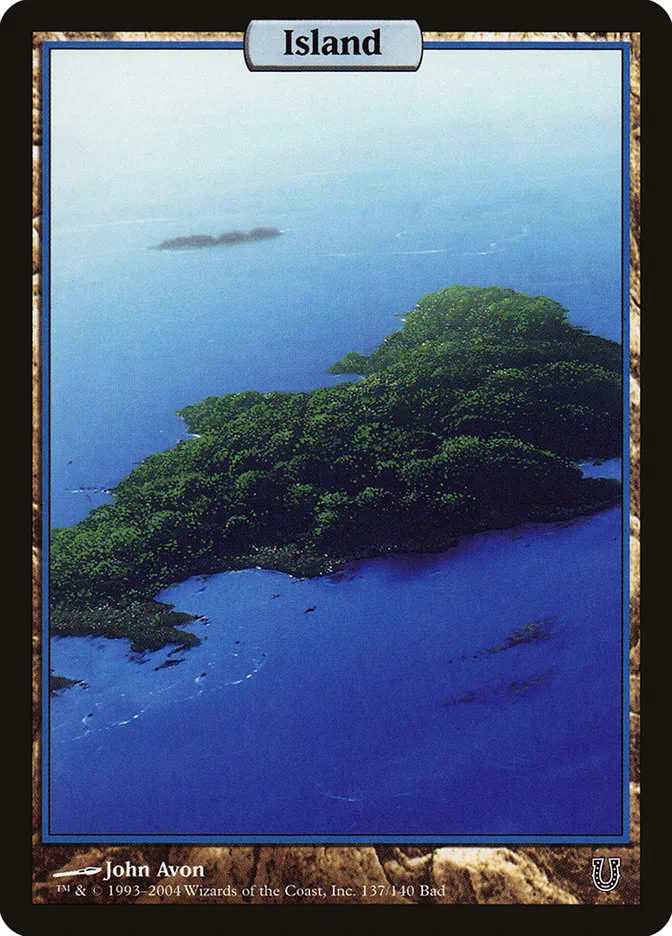 2004 Unhinged Island common #137 common card image