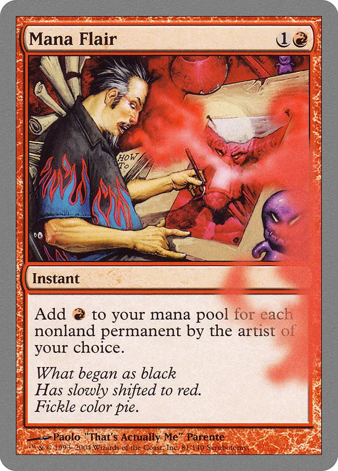 2004 Unhinged Mana Flair common #81 common card image