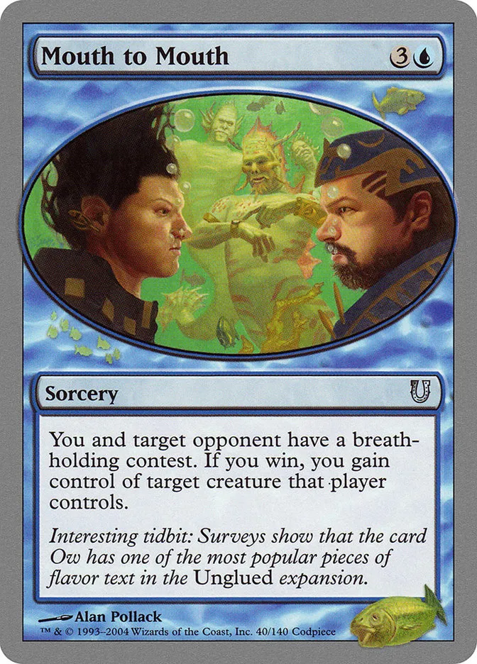 2004 Unhinged Mouth to Mouth #40 uncommon card image
