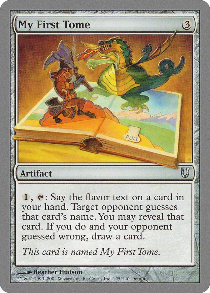 2004 Unhinged My First Tome uncommon #125 uncommon card image