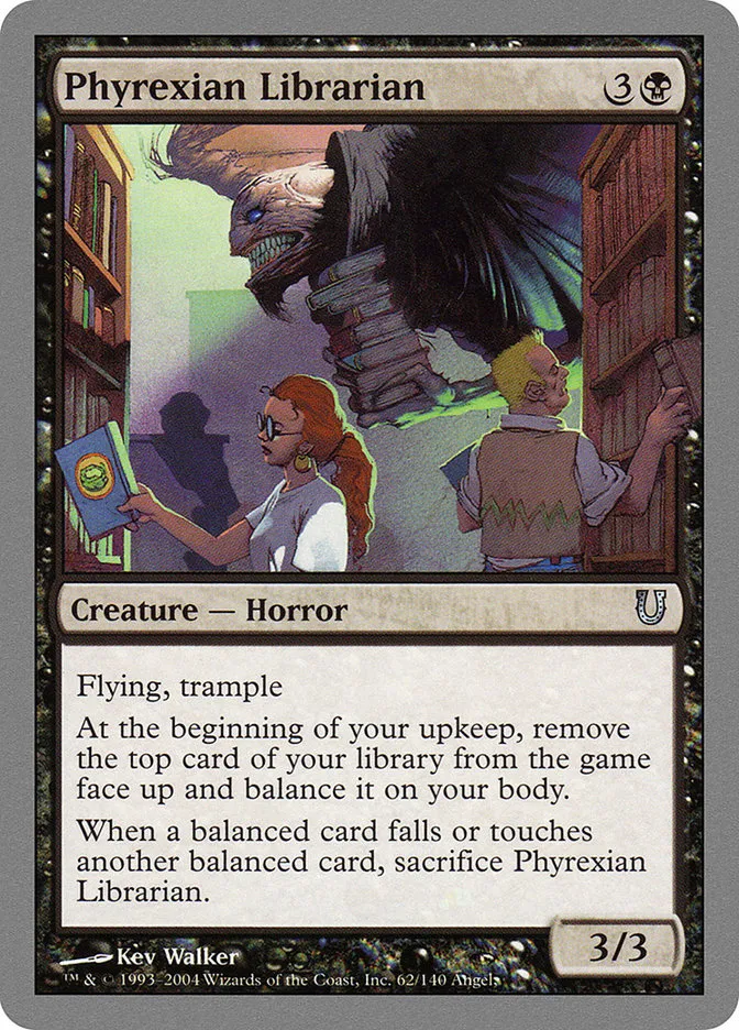 2004 Unhinged Phyrexian Librarian uncommon #62 uncommon card image