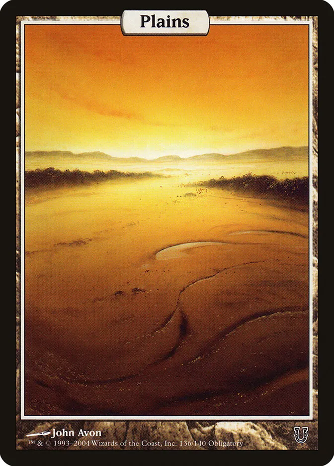 2004 Unhinged Plains common #136 common card image