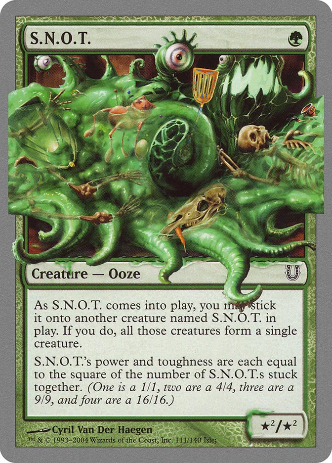 2004 Unhinged S.N.O.T. common #111 common card image