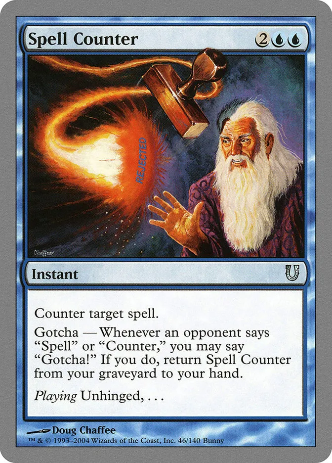 2004 Unhinged Spell Counter uncommon #46 uncommon card image