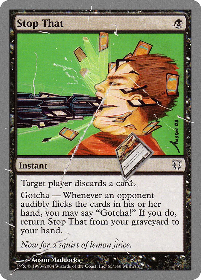 2004 Unhinged Stop That common #63 common card image