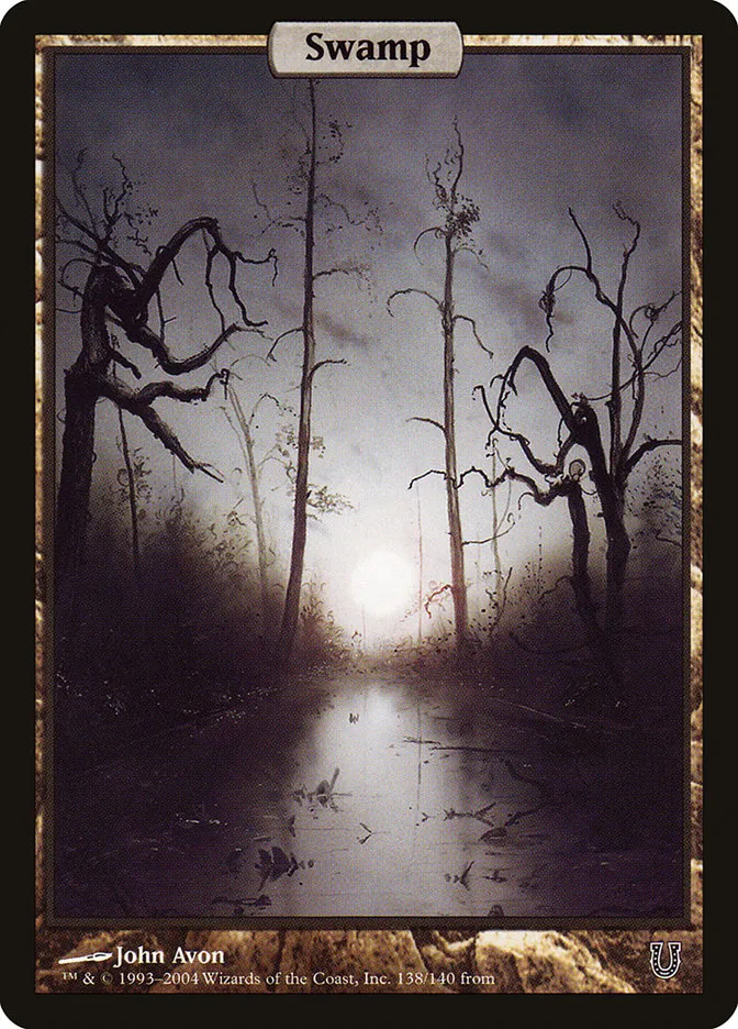 2004 Unhinged Swamp common #138 common card image