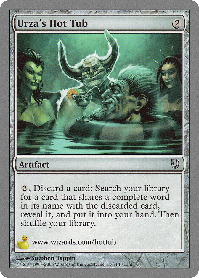 2004 Unhinged Urza's Hot Tub #131 uncommon card image