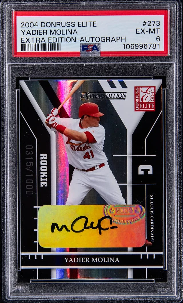 2004 Panini Donruss Elite Extra Edition Yadier Molina #273 card image