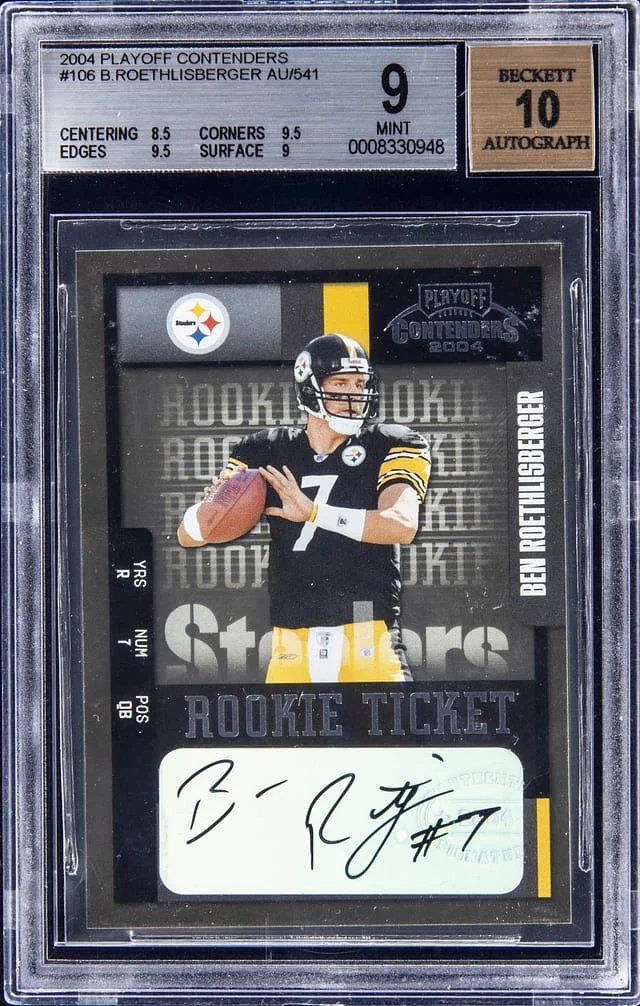 2004 Playoff Contenders Ben Roethlisberger #106 card image