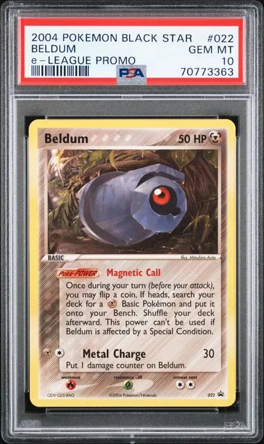 2004 Pokemon Black Star Promo E-League Beldum #022 card image