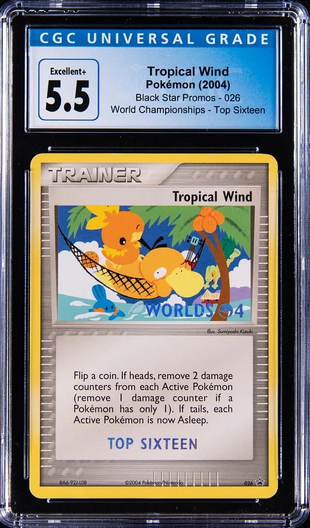 2004 Pokemon Black Star Promos World Championships Top Sixteen Tropical Wind #026 card image