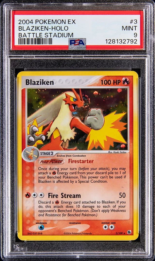 2004 Pokemon EX Battle Stadium Holo Blaziken #3 card image