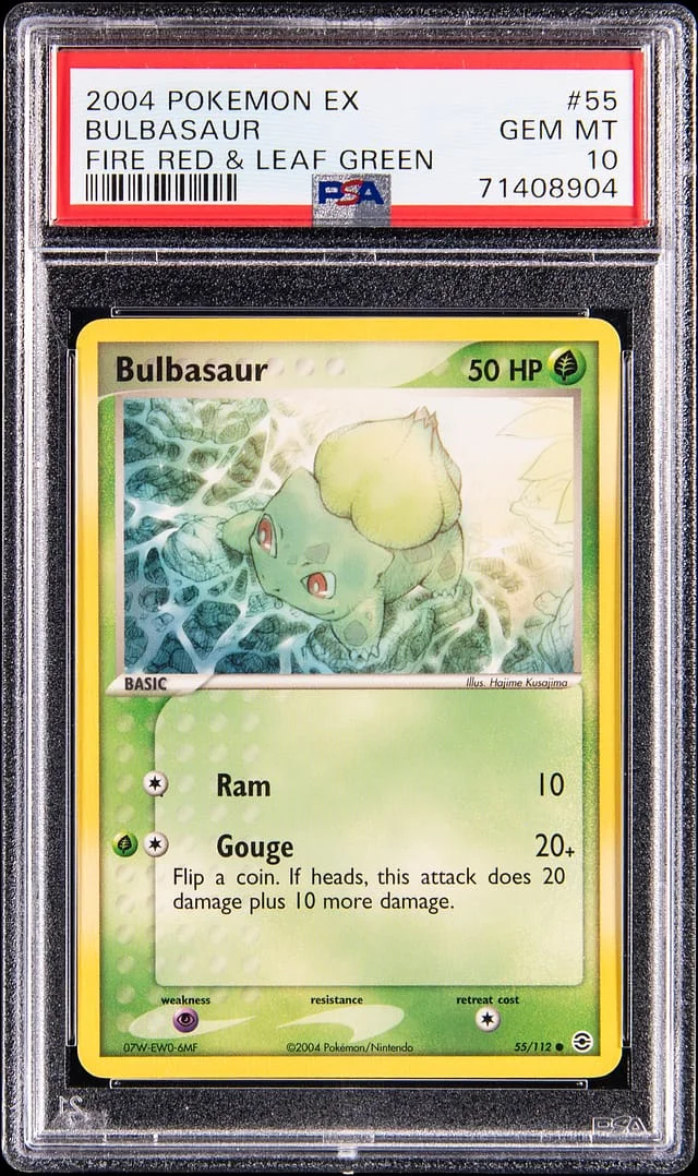 2004 Pokemon ex Fire Red & Leaf Green Bulbasaur #55 card image