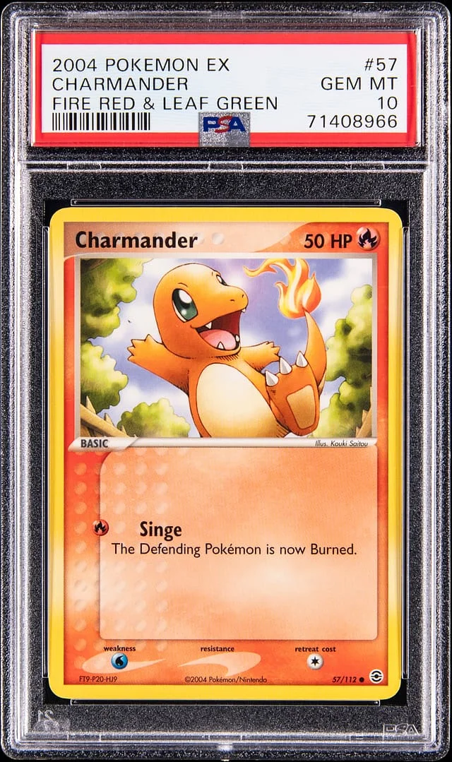 2004 Pokemon ex Fire Red & Leaf Green Charmander #57 card image