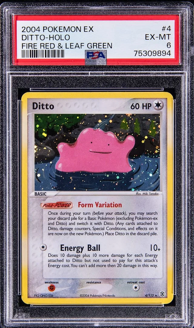2004 Pokemon Ex Fire Red & Leaf Green Ditto-Holo #4 card image