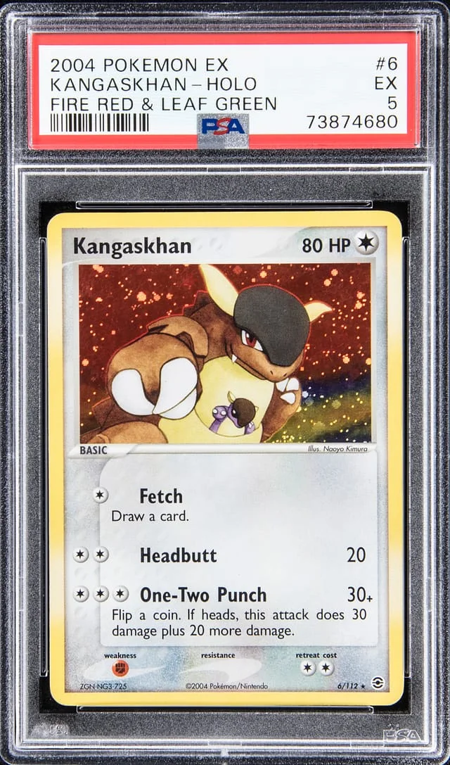2004 Pokemon EX Fire Red & Leaf Green - Holo Kangaskhan #6 card image