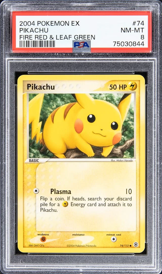 2004 Pokemon EX Fire Red & Leaf Green Pikachu #74 card image