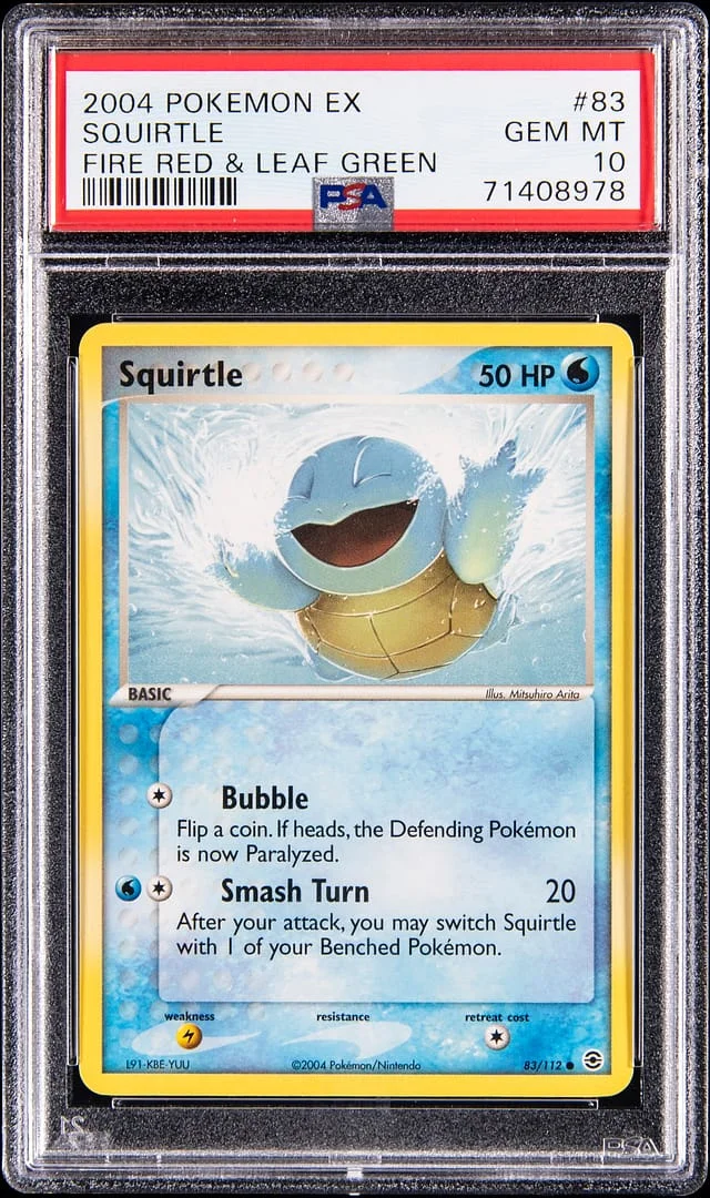 2004 Pokemon ex Fire Red & Leaf Green Squirtle #83 card image