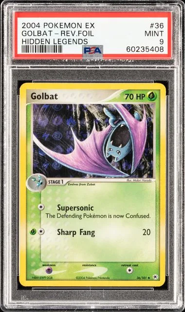2004 Pokemon Ex Hidden Legends Golbat-Reverse #36 card image
