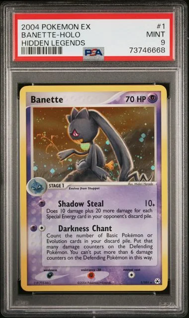 2004 Pokemon EX Hidden Legends - Holofoil Banette #1 card image