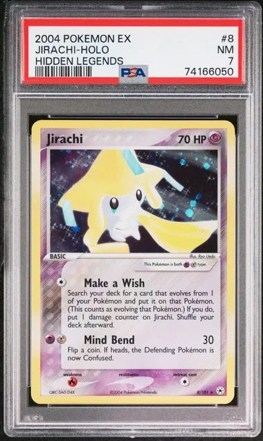 2004 Pokemon Ex Hidden Legends Jirachi-Holo #8 card image