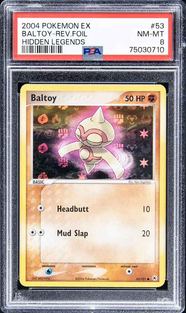 2004 Pokemon EX Hidden Legends - Reverse Foil Baltoy #53 card image