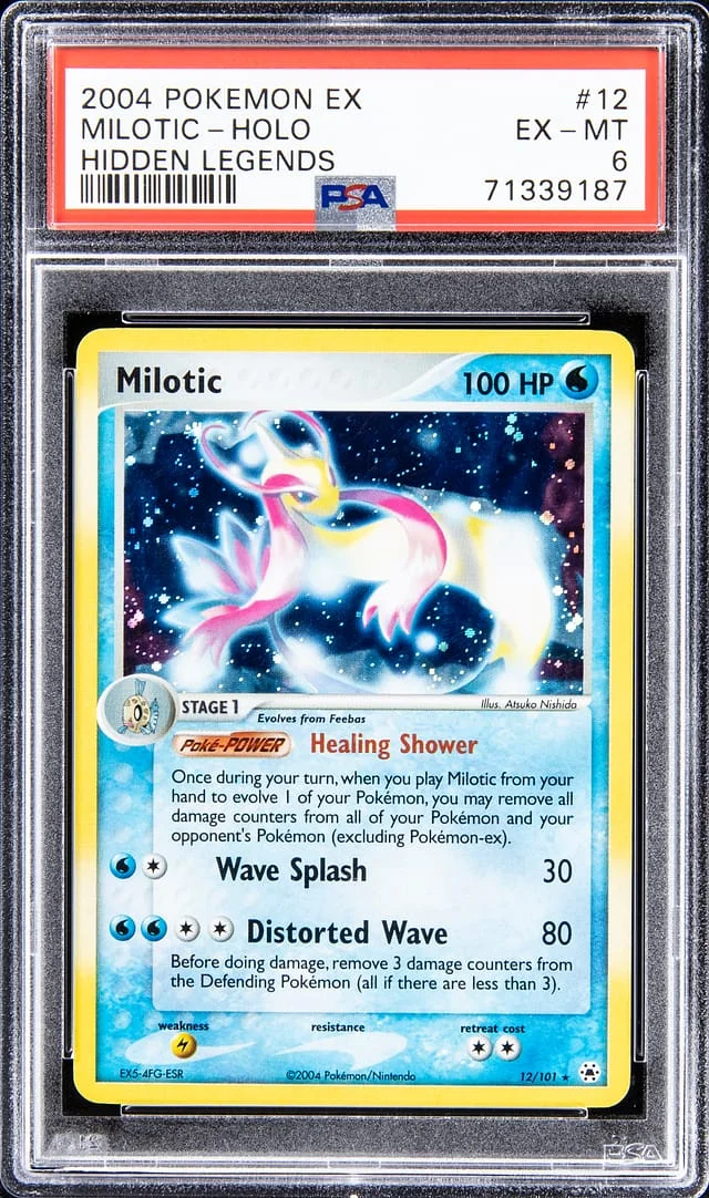2004 Pokemon EX Rare Holofoil Milotic #12 card image