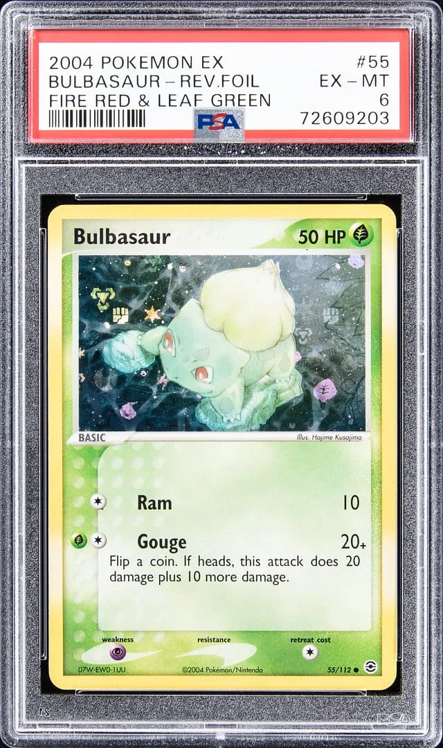 2004 Pokemon EX Reserve Foil - Fire Red & Leaf Green Bulbasaur #55 card image