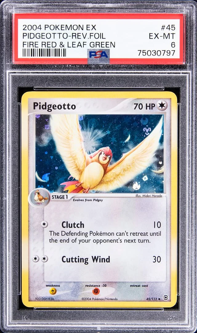 2004 Pokemon EX Reverse Foil - Fire Red & Leaf Green Pidgeotto #45 card image