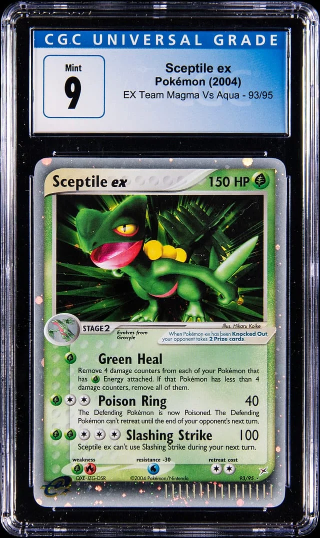 2004 Pokemon ex Team Magma vs Aqua Sceptile ex #93 card image