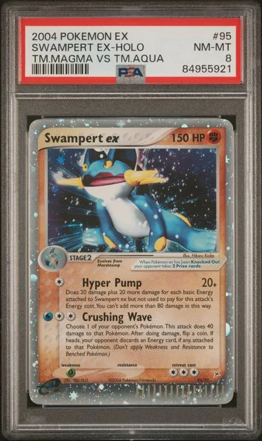 2004 Pokemon Ex Team Magma Vs Team Aqua Swampert Ex-Holo #95 card image