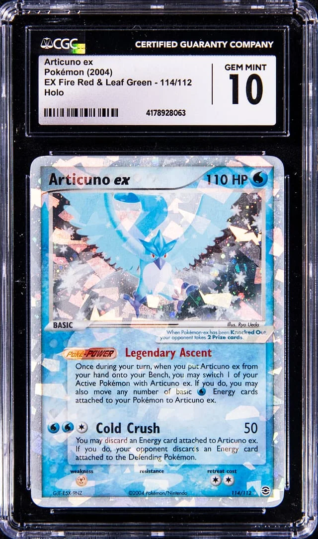2004 Pokemon Holofoil - EX Fire Red & Leaf Green Articuno #114 card image