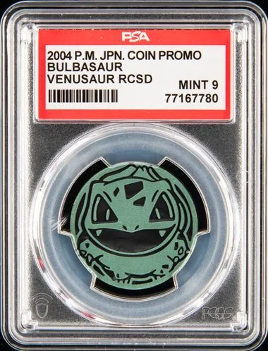 2004 Pokemon Japanese Coin Promo Venusaur Bulbasaur #RCSD card image