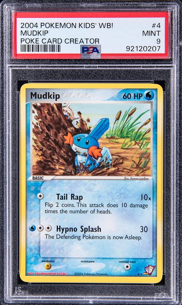 2004 Pokemon Kids WB! Poke Card Creator Mudkip #4 card image