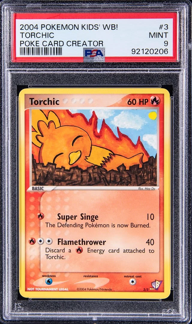 2004 Pokemon Kids WB! Poke Card Creator Torchic #3 card image