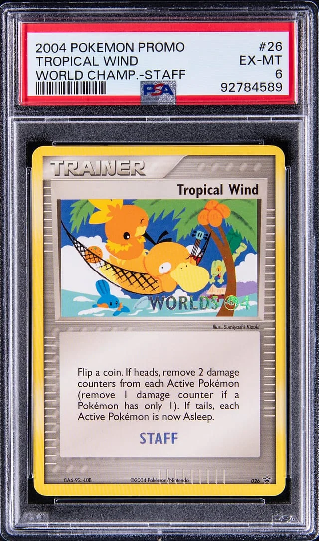 2004 Pokemon Promo World Championships Staff Tropical Wind #26 card image