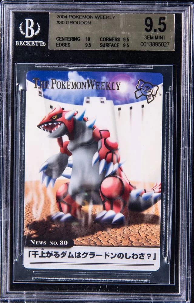 2004 Pokemon Weekly Groudon #30 card image