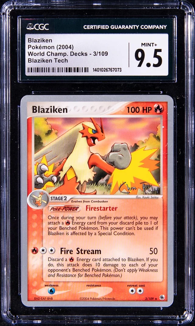 2004 Pokemon World Championship Deck (Blaziken Tech) Blaziken #3 card image