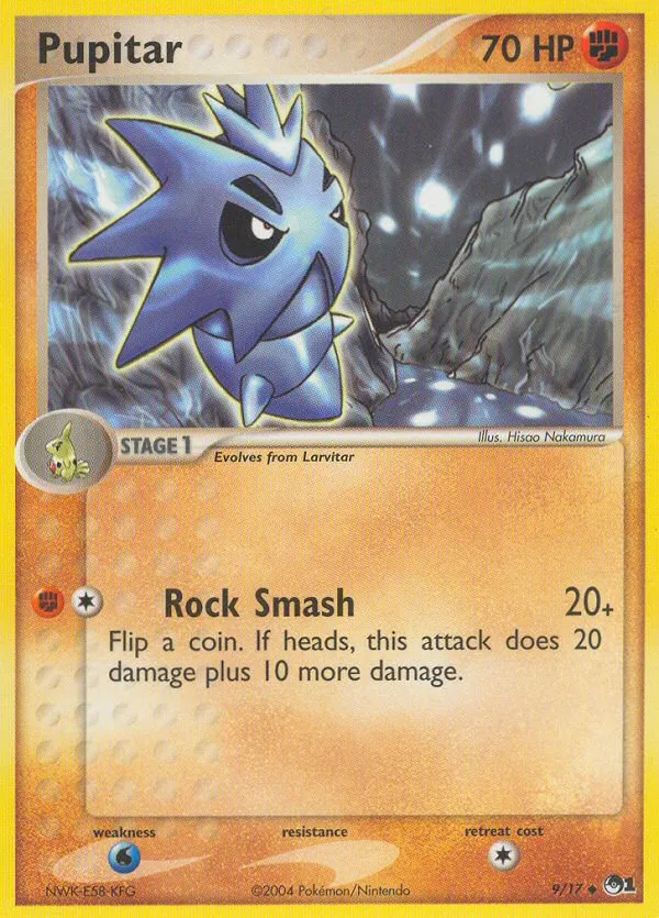 2004 POP Series 1 Pupitar Uncommon #09/17 Uncommon card image