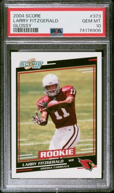 2004 Score Larry Fitzgerald Glossy #373 card image