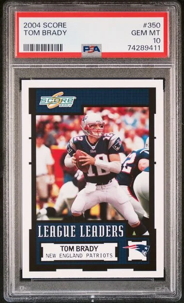 2004 Score Tom Brady #350 card image